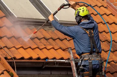 Démoussage et hydrofuge de toiture à Lanthenans
